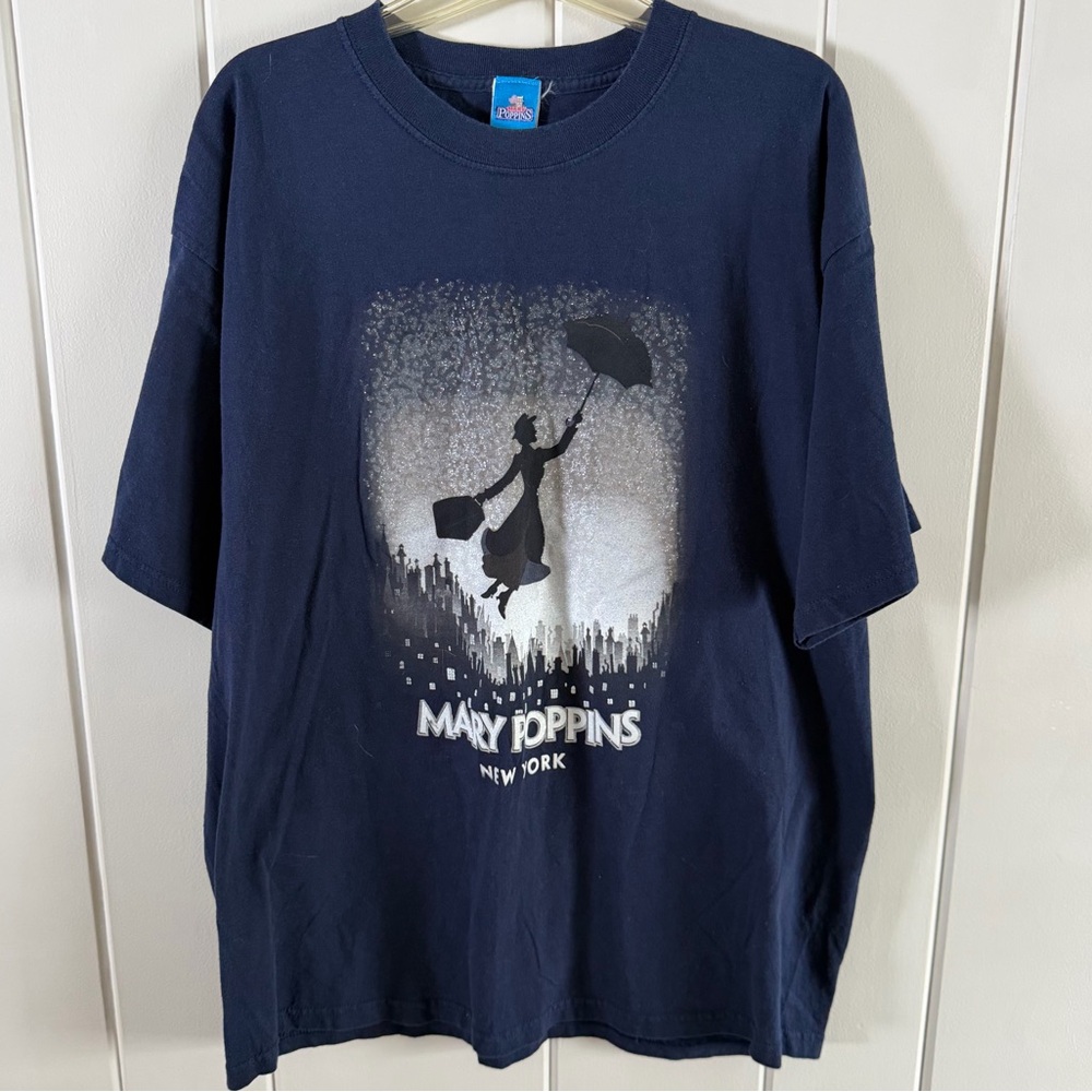 Mary Poppins Broadway New York Shirt Disney Musical Tee XL